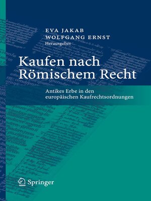 Kaufen nach Römischem Recht - ebook